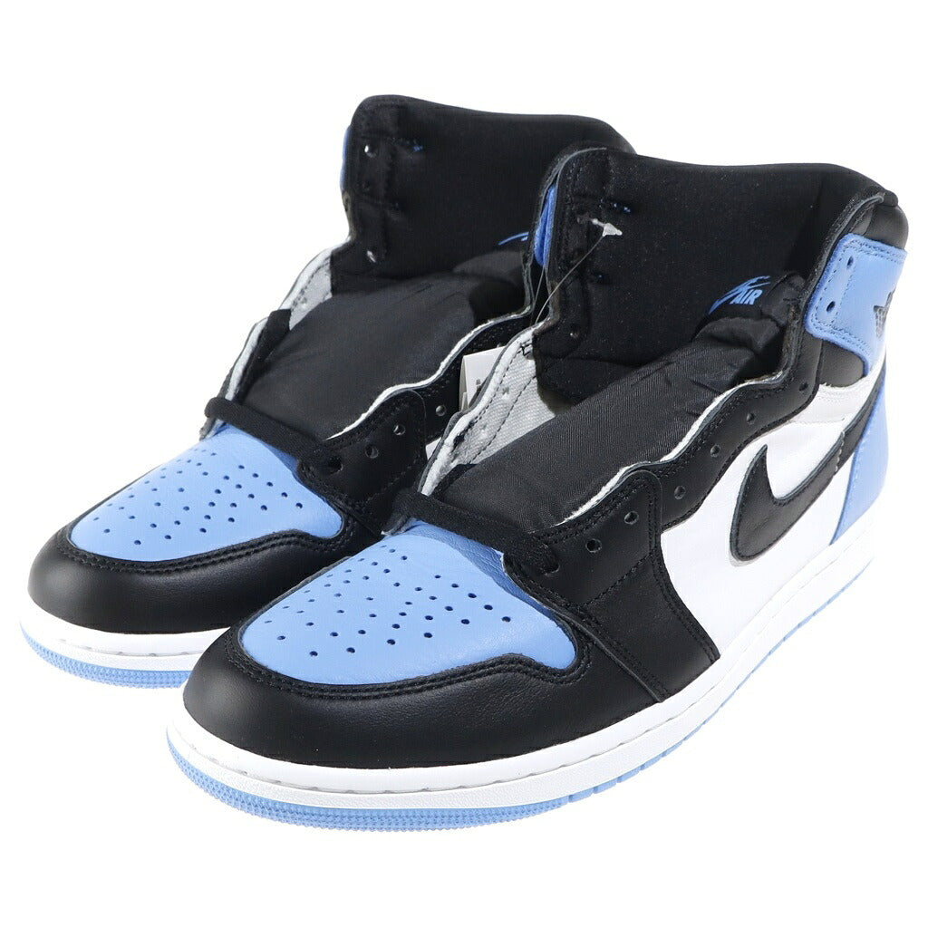 NIKE(ナイキ) AIR JORDAN 1 RETRO HIGH OG UNIVERSITY BLUE/UNC TOE エアジョーダン1 レトロ ユニバーシティブルー ハイカットスニーカー ブルー/ホワイト US10.5/28.5cm DZ5485-400