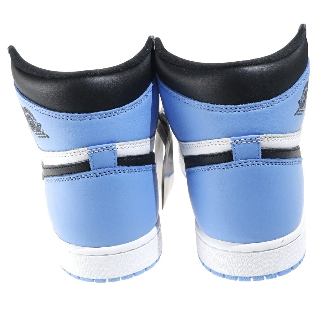 NIKE(ナイキ) AIR JORDAN 1 RETRO HIGH OG UNIVERSITY BLUE/UNC TOE エアジョーダン1 レトロ ユニバーシティブルー ハイカットスニーカー ブルー/ホワイト US10.5/28.5cm DZ5485-400