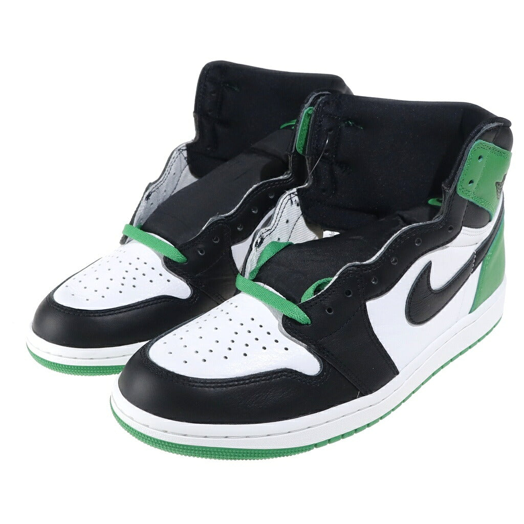 NIKE(ナイキ) AIR JORDAN 1 RETRO HIGH OG CELTICS/BLACK AND LUCKY GREEN DZ5485-031 エアジョーダン1 レトロ セルティックス ハイカットスニーカー グリーン/ブラック/ホワイト US10/28cm