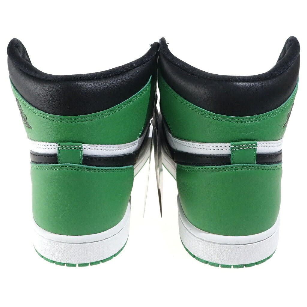 NIKE(ナイキ) AIR JORDAN 1 RETRO HIGH OG CELTICS/BLACK AND LUCKY GREEN DZ5485-031 エアジョーダン1 レトロ セルティックス ハイカットスニーカー グリーン/ブラック/ホワイト US10/28cm
