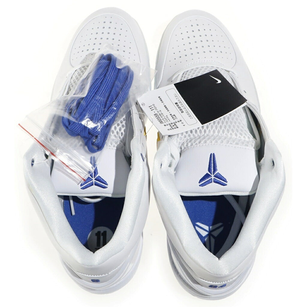 NIKE(ナイキ) KOBE 4 PROTRO DRAFT PACK WARRIORS IV6585-900 コービー4 プロトロ ドラフトパック ウォリアーズ ローカットスニーカー ホワイト US11/29cm