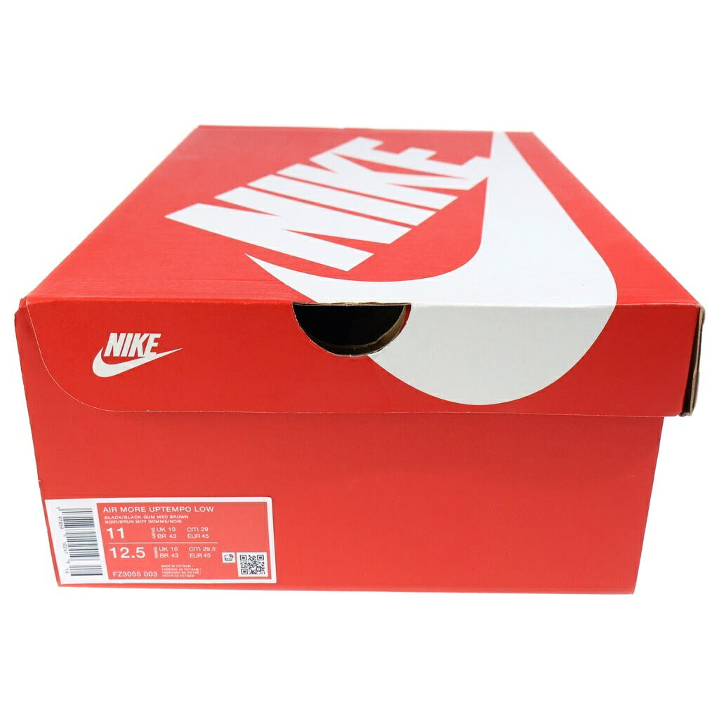 NIKE(ナイキ) AIR MORE UPTEMPO LOW FZ3055-003 エア モアアップテンポ ハイカットスニーカー ブラック US11/29cm