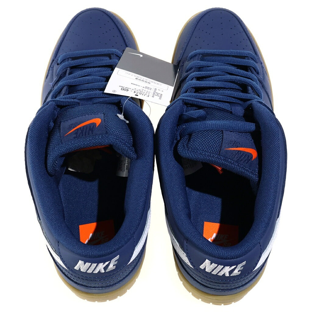 NIKE SB(ナイキエスビー) DUNK LOW PRO ISO ORANGE LABEL NAVY GUM FJ1674-400 ダンク オレンジレーベル ネイビーガム ローカットスニーカー ネイビー US10.5/28.5cm