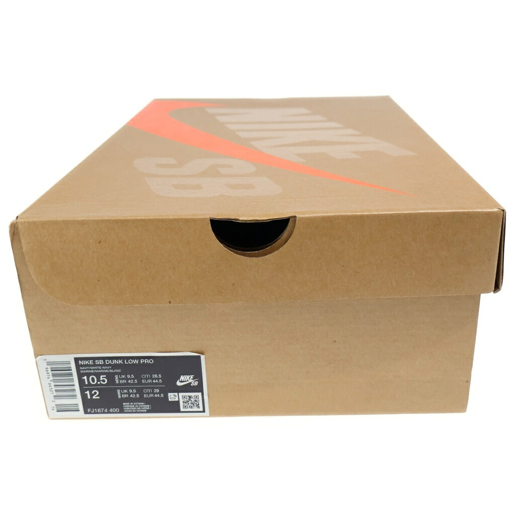 NIKE SB(ナイキエスビー) DUNK LOW PRO ISO ORANGE LABEL NAVY GUM FJ1674-400 ダンク オレンジレーベル ネイビーガム ローカットスニーカー ネイビー US10.5/28.5cm
