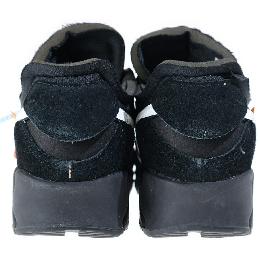 NIKE(ナイキ) ×OFF-WHITE AIR MAX 90 AA7293-001 オフホワイト エアマックス90 ローカットスニーカー ブラック US8.5/26.5cm