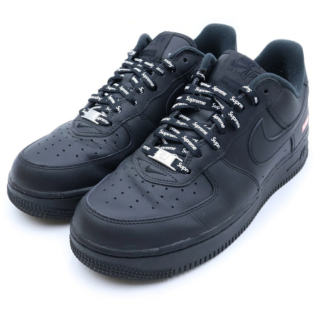 NIKE(ナイキ) ×SUPREME AIR FORCE 1 LOW CU9225-001 シュプリーム エアフォース1 ローカットスニーカー ブラック US8.5/26.5cm