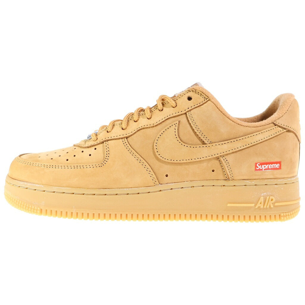 NIKE(ナイキ) ×SUPREME AIR FORCE 1 LOW FLAX/WHEAT DN1555-200 シュプリーム エアフォース1 フラックス/ウィート ローカットスニーカー ブラウン US8.5/26.5cm