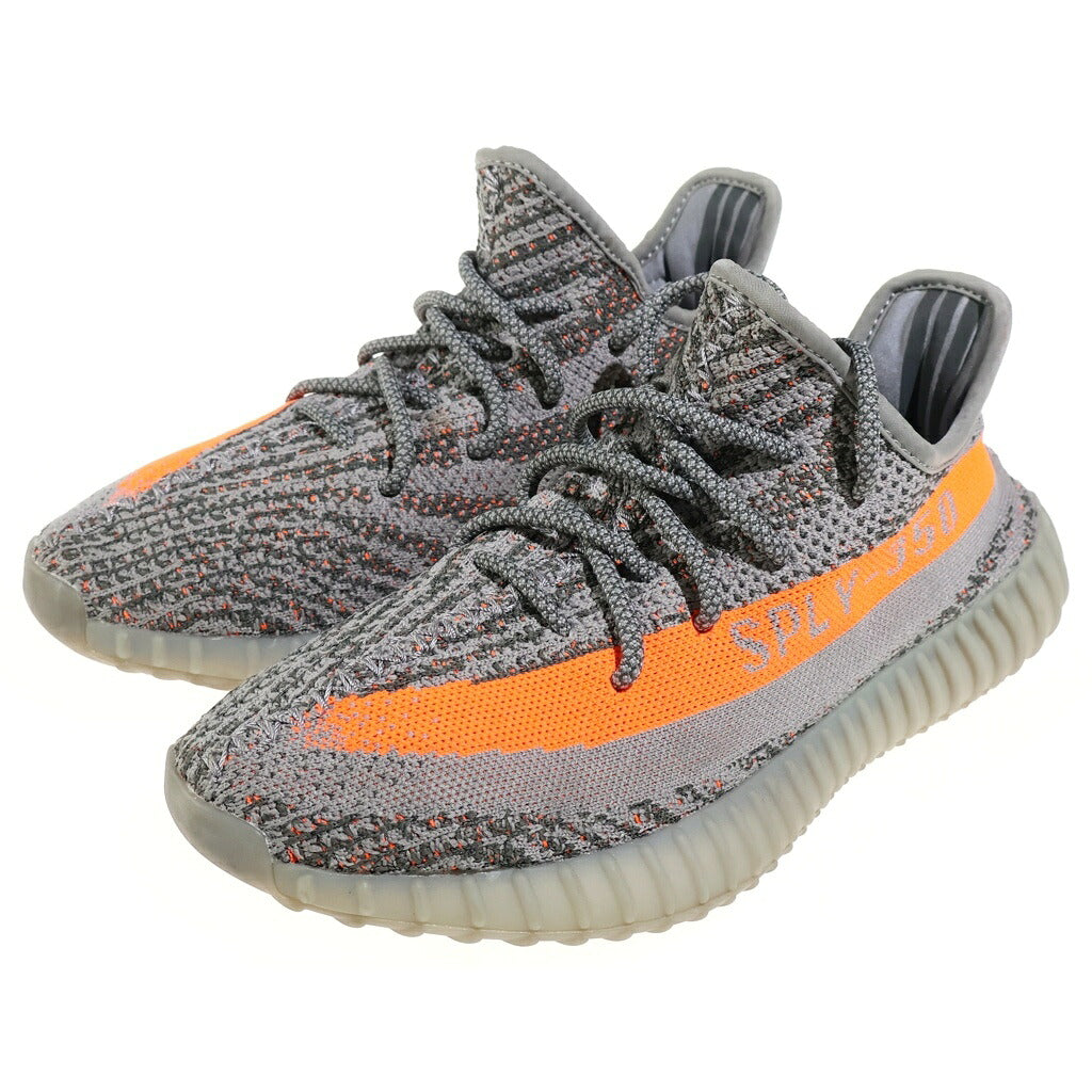 adidas(アディダス) YEEZY BOOST 350 V2 BELUGA REFLECTIVE GW1229 イージーブースト 350V2 ローカットスニーカー グレー/オレンジ US8.5/26.5cm