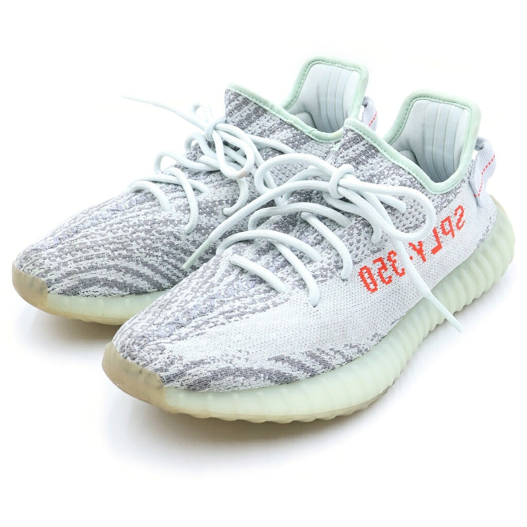 adidas(アディダス) YEEZY BOOST 350 V2 BLUE TINT B37571 イージーブースト 350V2 ローカットスニーカー グレー US8.5/26.5cm