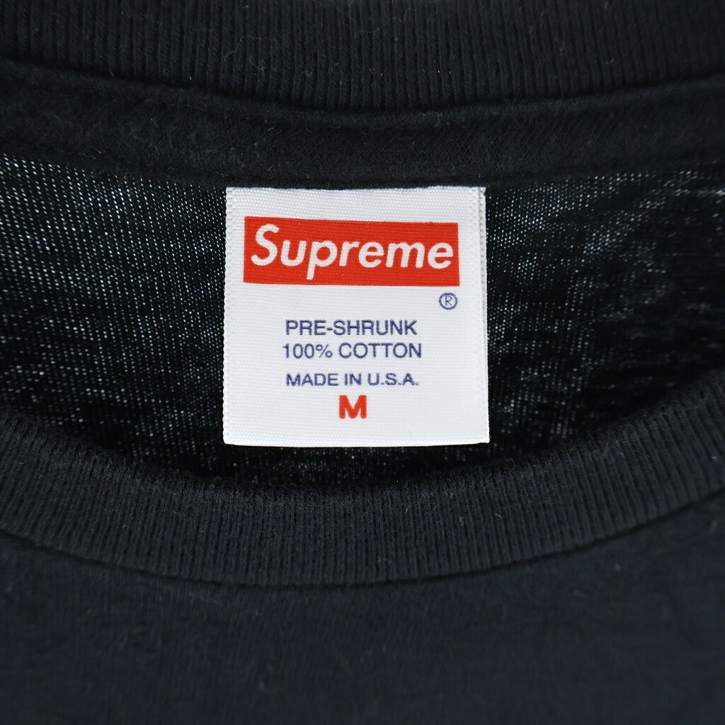 SUPREME(シュプリーム) 21AW ×Thrasher Skyline Tee スラッシャー スカイライン 半袖Tシャツ ブラック