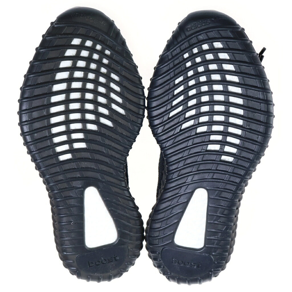 adidas(アディダス) YEEZY BOOST 350 V2 BY9612 イージーブースト 350V2 ローカットスニーカー ブラック/レッド US8.5/26.5cm