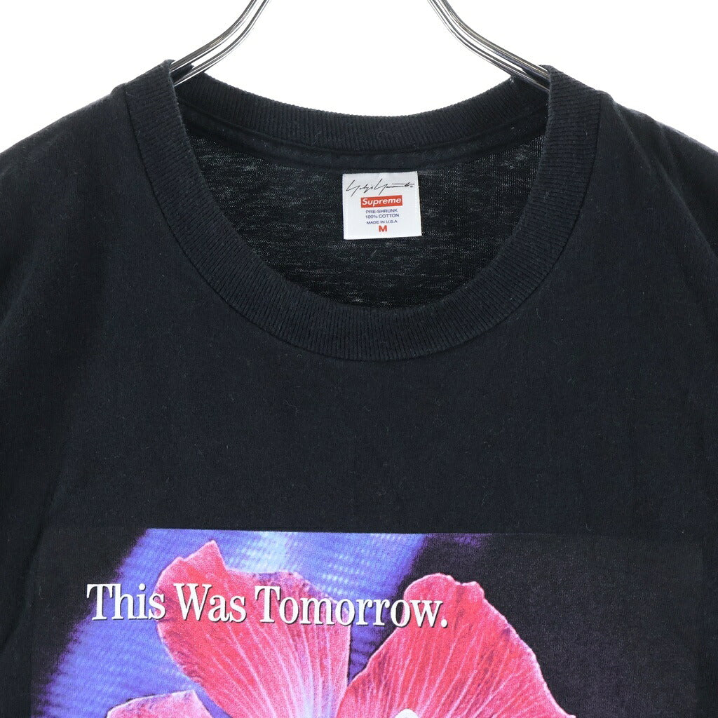 SUPREME(シュプリーム) 20AW ×Yohji Yamamoto This Was Tomorrow Tee ヨウジヤマモト ディスワズトゥモロー クルーネック半袖Tシャツカットソー ブラック