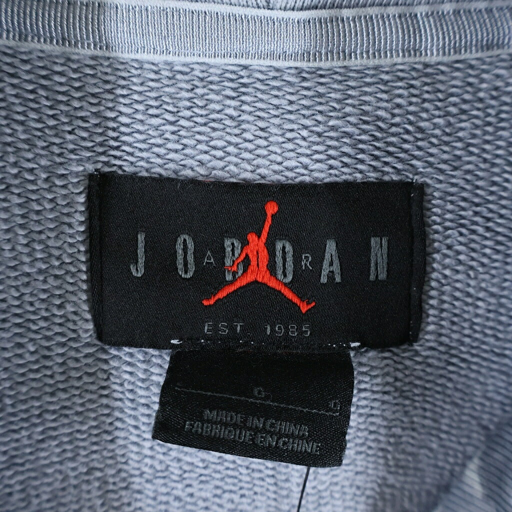 JORDAN BRAND(ジョーダンブランド) 22SS AS M J AMM AOP 総柄フラワーデザイン フーデッド プルオーバー スウェット パーカー グレー DJ9753-464