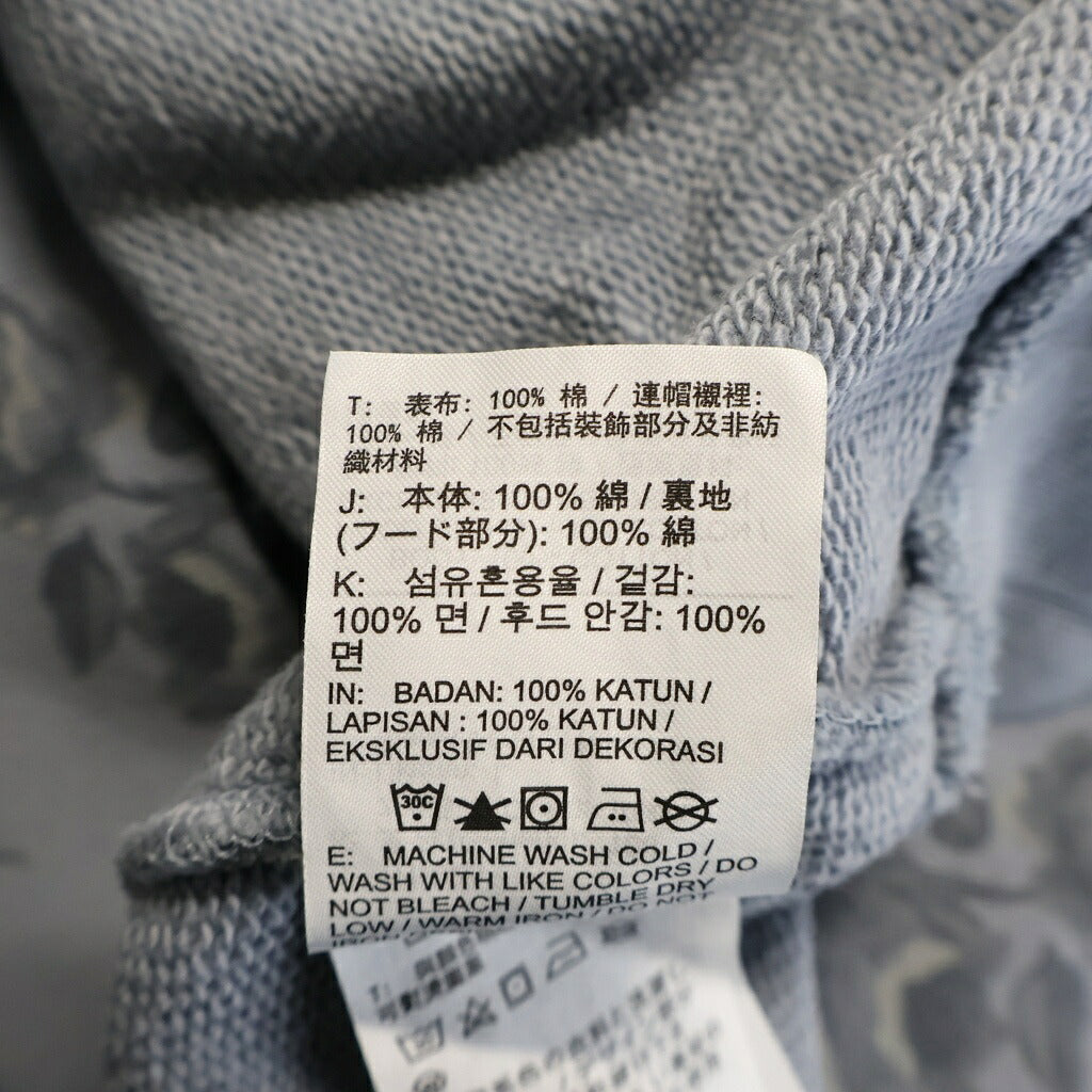 JORDAN BRAND(ジョーダンブランド) 22SS AS M J AMM AOP 総柄フラワーデザイン フーデッド プルオーバー スウェット パーカー グレー DJ9753-464
