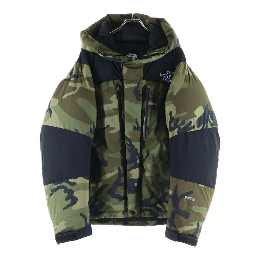 THE NORTH FACE(ザノースフェイス) NOVELTY BALTRO LIGHT JACKET ノベルティ バルトロ ライト カモ柄 ジップアップ ナイロン ダウンジャケット カーキ ND91951