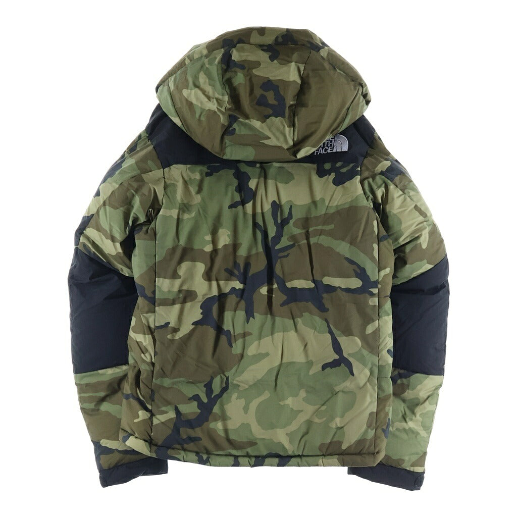 THE NORTH FACE(ザノースフェイス) NOVELTY BALTRO LIGHT JACKET ノベルティ バルトロ ライト カモ柄 ジップアップ ナイロン ダウンジャケット カーキ ND91951