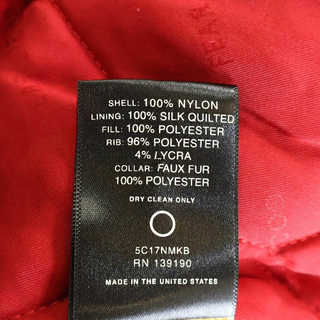 FEAR OF GOD(フィアオブゴッド) FIFTH COLLECTION サテンモックネック ナイロン フェイクファー ボンバージャケット ブラック 5C17NMKB