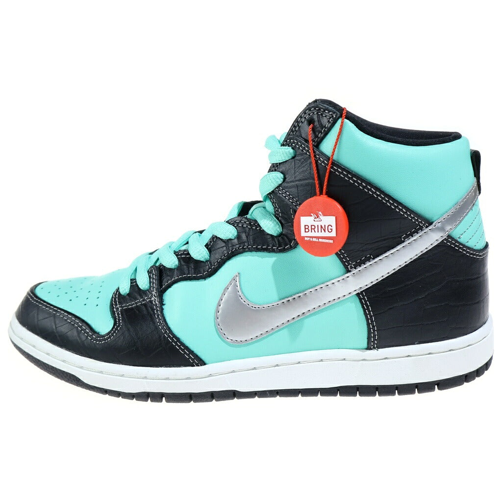 NIKE SB(ナイキエスビー) ×Diamond Supply DUNK HIGH ダンク ハイカットスニーカー ブルー/ブラック US10/28cm 653599-400