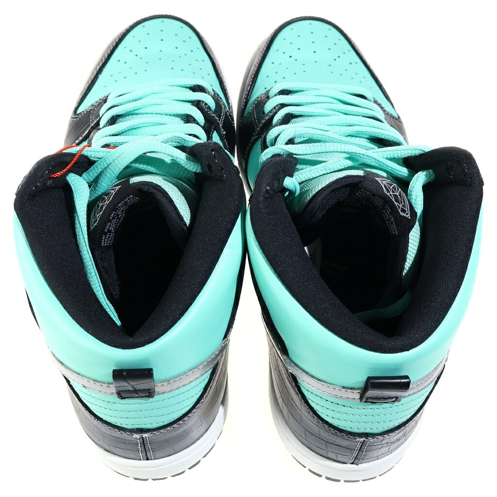 NIKE SB(ナイキエスビー) ×Diamond Supply DUNK HIGH ダンク ハイカットスニーカー ブルー/ブラック US10/28cm 653599-400
