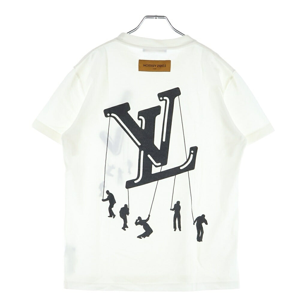 LOUIS VUITTON(ルイヴィトン) 21SS フロウティング LVプリンテッド クルーネック 半袖Tシャツ カットソー ホワイト RM211 NPG HKY86W