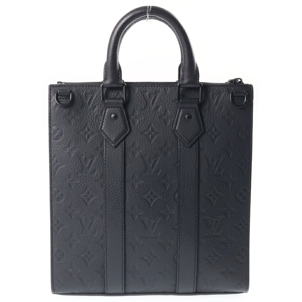 LOUIS VUITTON(ルイヴィトン) モノグラム トリヨン サックプラ・クロス ハンドバッグ ショルダーバッグ 2WAY ブラック レザー M21884 IC