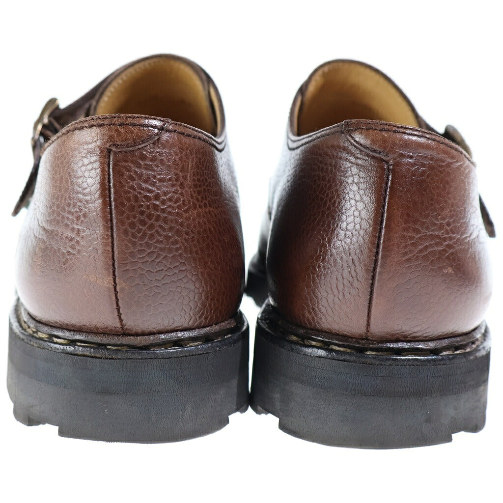 PARABOOT(パラブーツ) WILLIAM ウィリアム ダブルモンクストラップシューズ ブラウン 8502