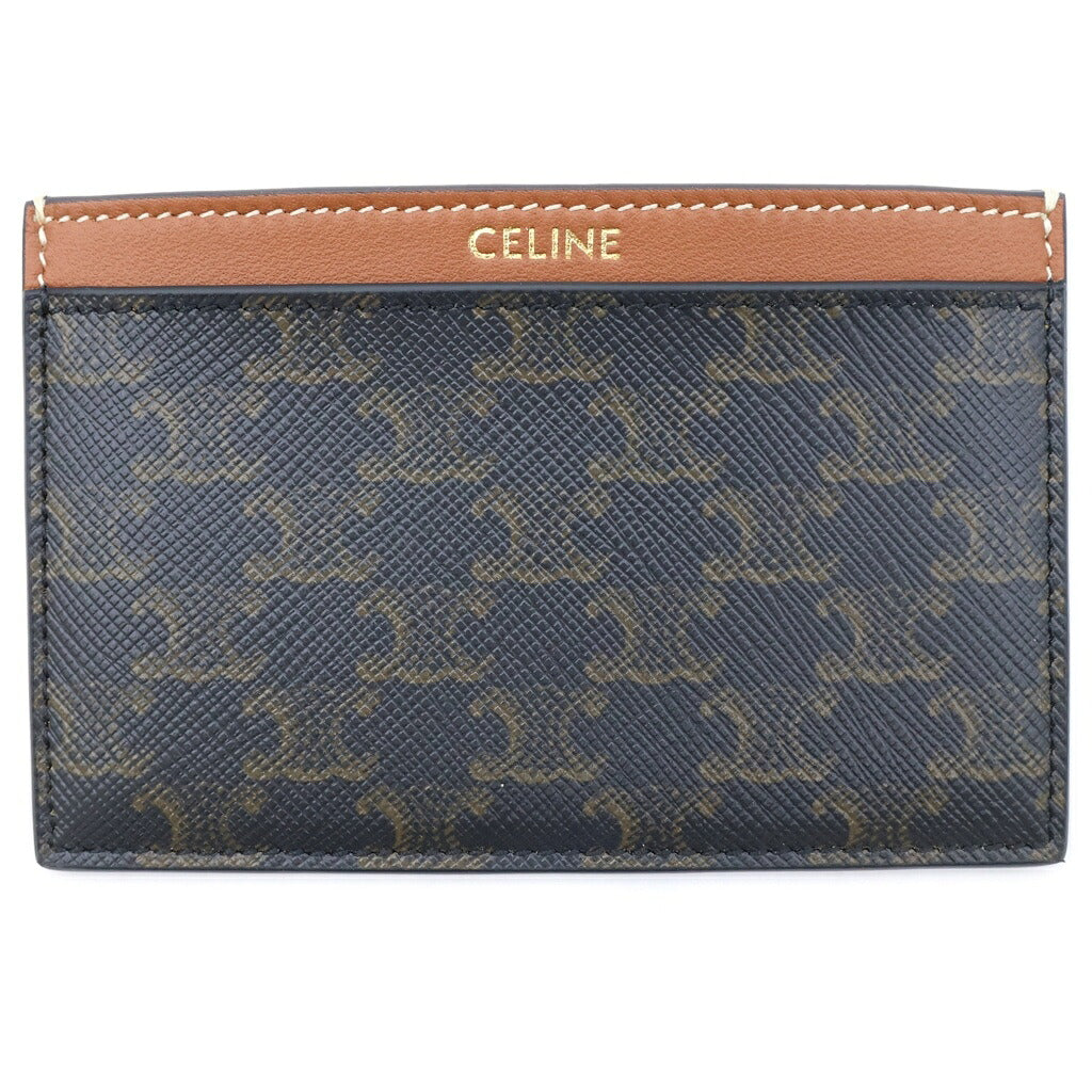 CELINE(セリーヌ) トリオンフ マルチ カードケース ブラウン F-SD-1223