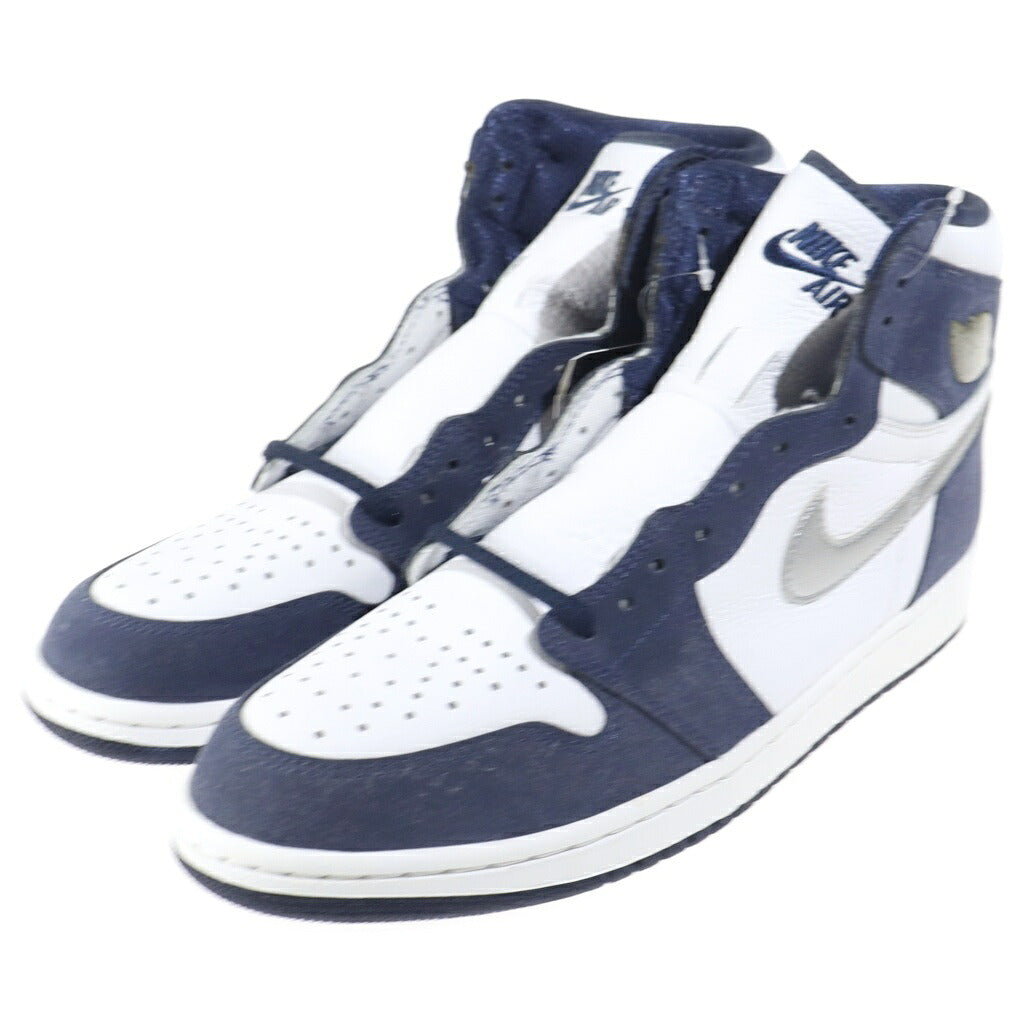 NIKE(ナイキ) AIR JORDAN1 HIGH OG CO.JP (STANDARD BOX) DC1788-100 エアジョーダン1 (通常ボックス) ハイカットスニーカー ホワイト/ネイビー US10/28cm
