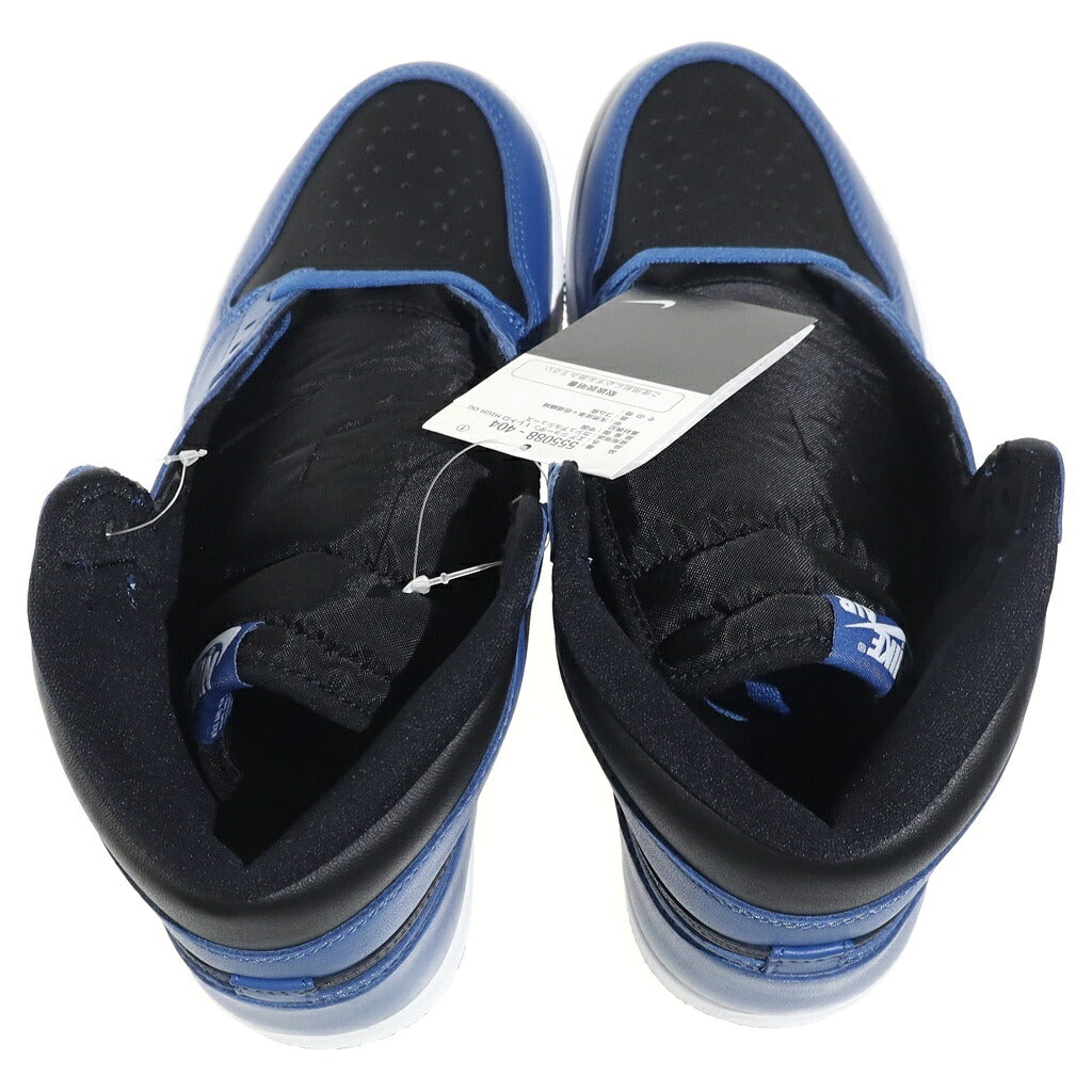 NIKE(ナイキ) AIR JORDAN1 RETRO HIGH OG DARK MARINA BLUE 555088-404 エアジョーダン1 レトロ ダークマリーナ ブルー ハイカットスニーカー ブラック/ブルー US10/28cm