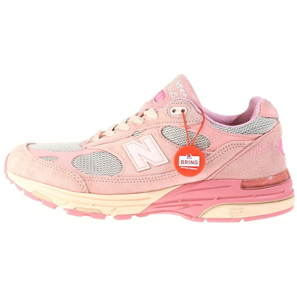 New Balance(ニューバランス) MR993JH1 ×Joe Freshgoods PERFORMANCE ART ジョー フレッシュグッズ 993 パフォーマンス アート メッシュ スエード ローカットスニーカー ピンク US9.5/27.5cm