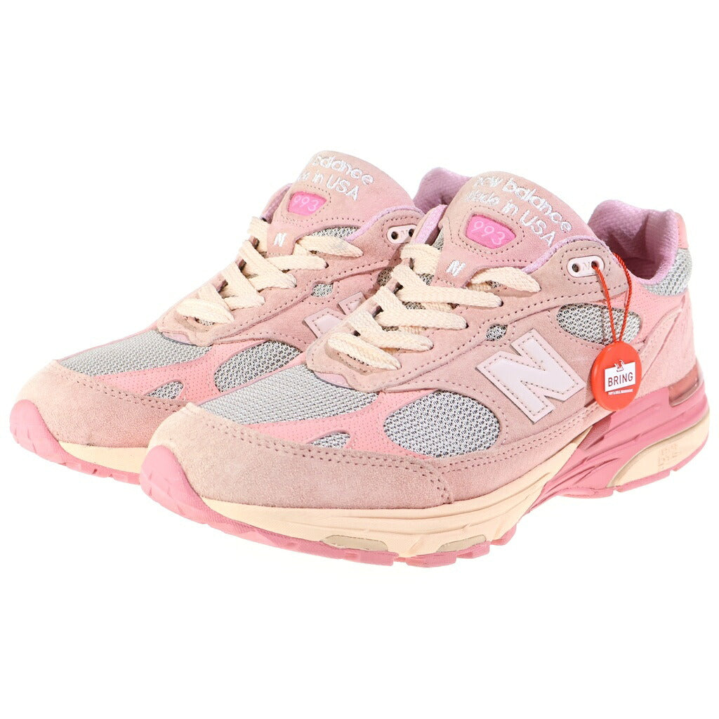 New Balance(ニューバランス) MR993JH1 ×Joe Freshgoods PERFORMANCE ART ジョー フレッシュグッズ 993 パフォーマンス アート メッシュ スエード ローカットスニーカー ピンク US9.5/27.5cm