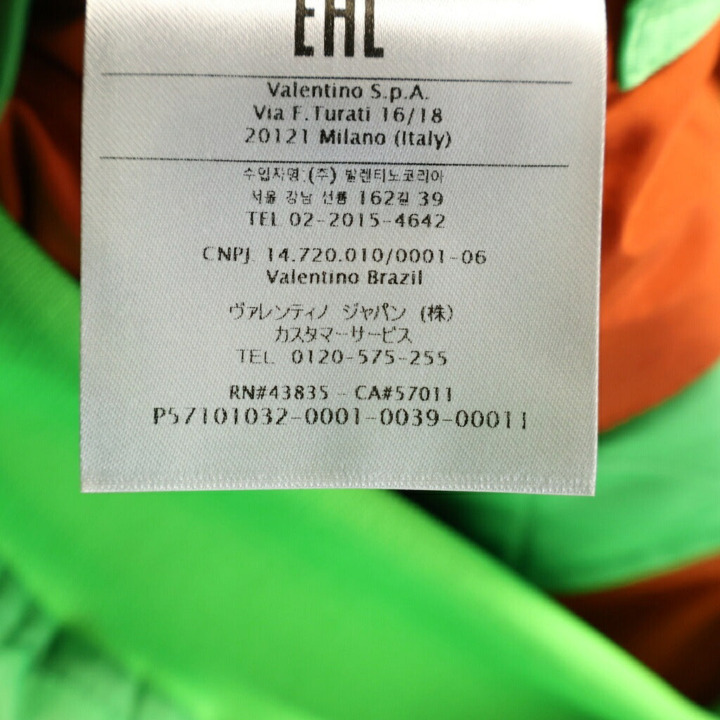VALENTINO(ヴァレンティノ) 19AW VLogo Print Bomber Jacket Vロゴプリント ナイロン ボンバージャケット ブルゾン グリーン UV3CIF156G9