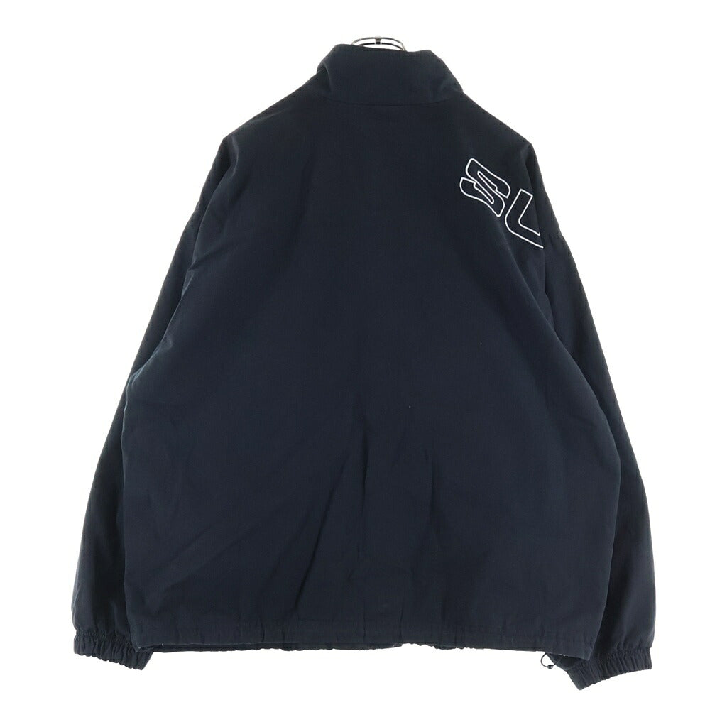 SUPREME(シュプリーム) Spellout Embroidered Ripstop Track Jacket スペルアウト エンブロイダリー ナイロン トラックジャケット ブラック