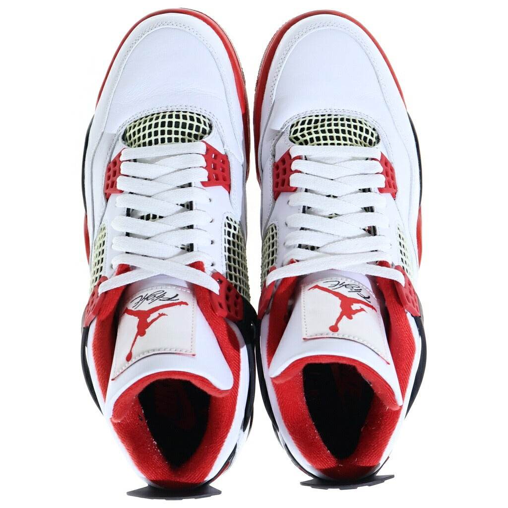 NIKE(ナイキ) AIR JORDAN4 RETRO OG FIRE RED DC7770-160 エアジョーダン4 レトロ ファイア レッド ハイカットスニーカー ホワイト/レッド US10/28cm