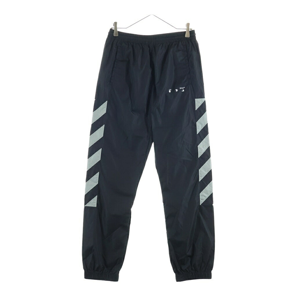 OFF-WHITE(オフホワイト) Diag Nylon Track Pant ナイロンパンツ ブラック OMCJ00121FAB001
