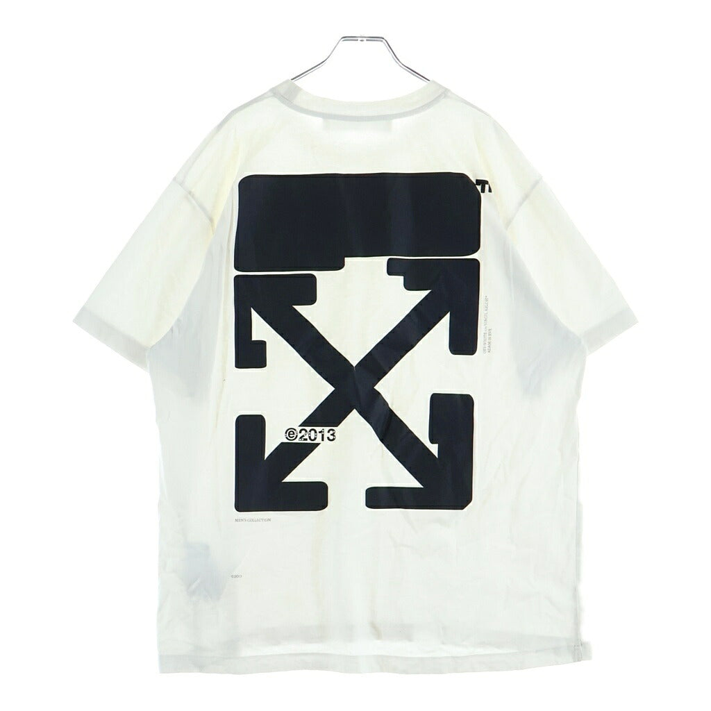 OFF-WHITE(オフホワイト) 21SS Tech Marker Over Tee テック マーカー オーバー クルーネック 半袖Tシャツ カットソー ホワイト OMAA038S21JER008