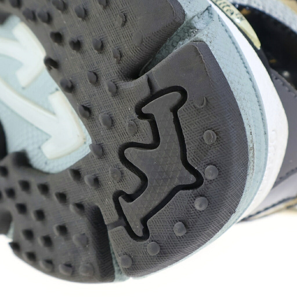 OFF-WHITE(オフホワイト) BE RIGHT BACK ビー ライト バック メッシュ ローカットスニーカー ホワイト/ブラック OMIA295F24FAB0010145