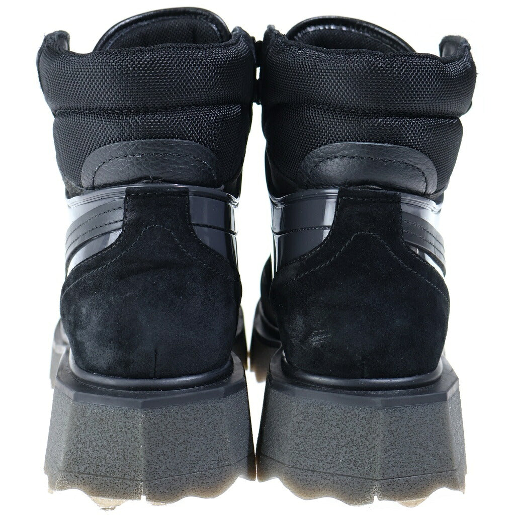 OFF-WHITE(オフホワイト) HIKING SPONGE SNEAKER BOOT ハイキング スポンジ スニーカー ブーツ ブラック OMIA228F22LEA0011063