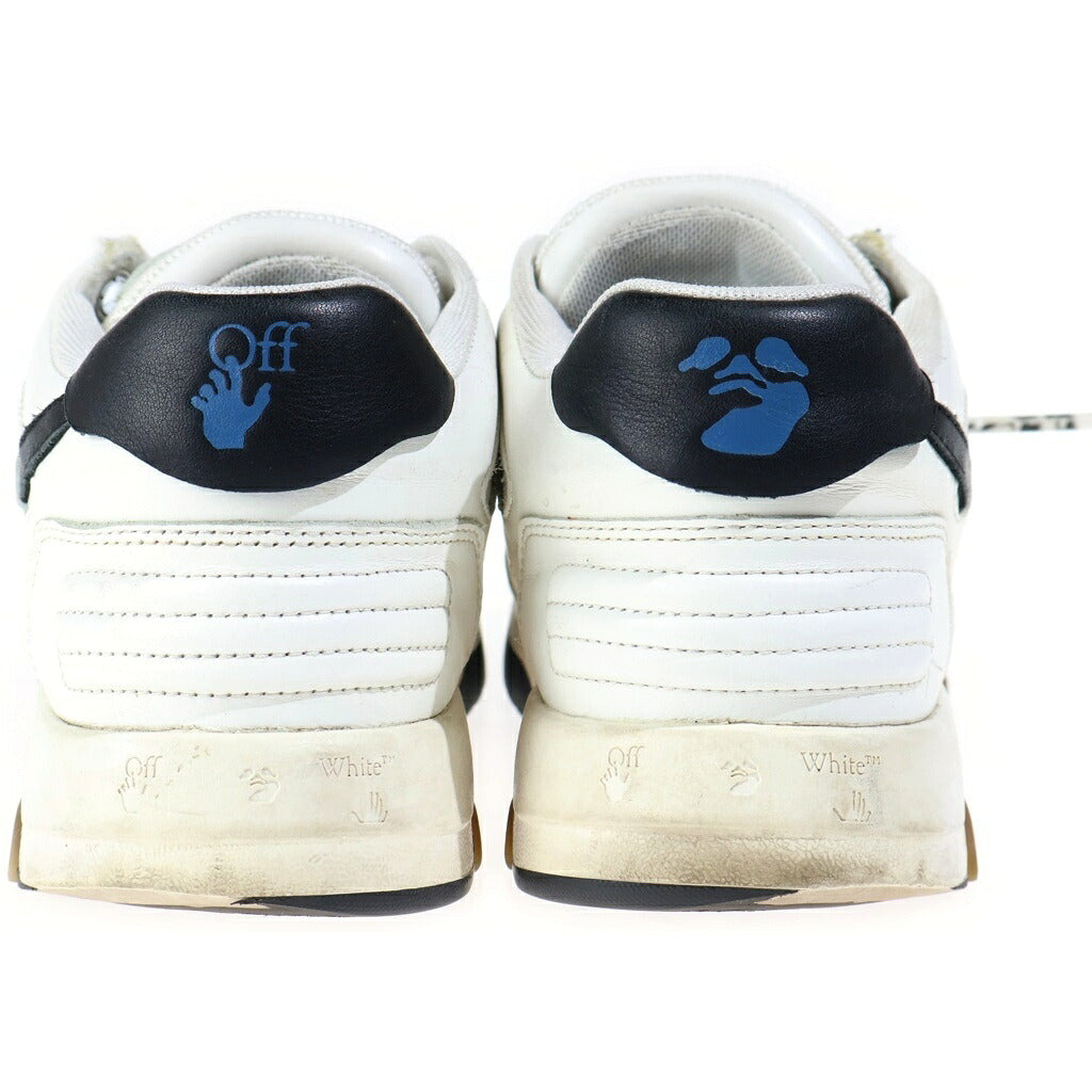 OFF-WHITE(オフホワイト) OUT OF OFFICE アウト オブ オフィス レザー ローカットスニーカー ブラック/ホワイト