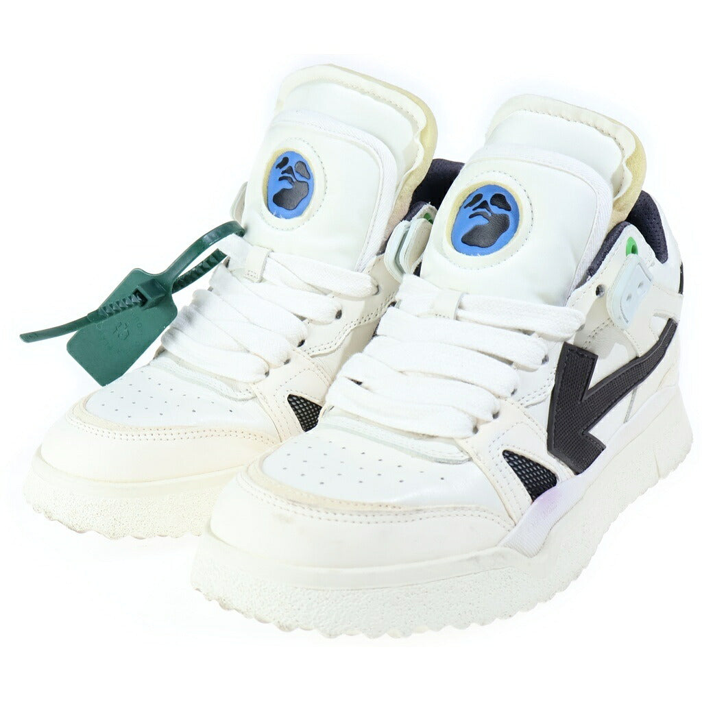 OFF-WHITE(オフホワイト) SPONGE MID スポンジ ミドルカットスニーカー ホワイト