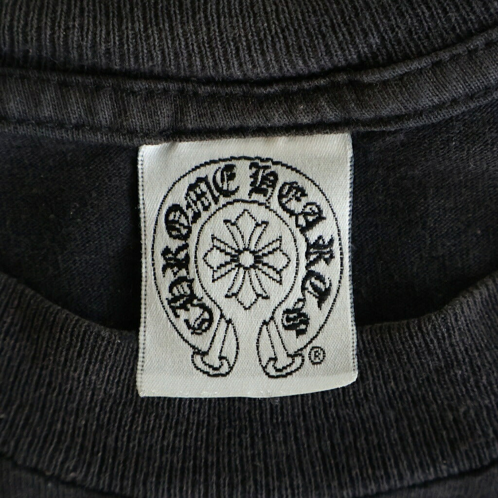 CHROME HEARTS(クロムハーツ) OLD FLORAL CROSS S/S Tee ホースシュー フローラルクロスプリント 半袖Tシャツカットソー ブラック