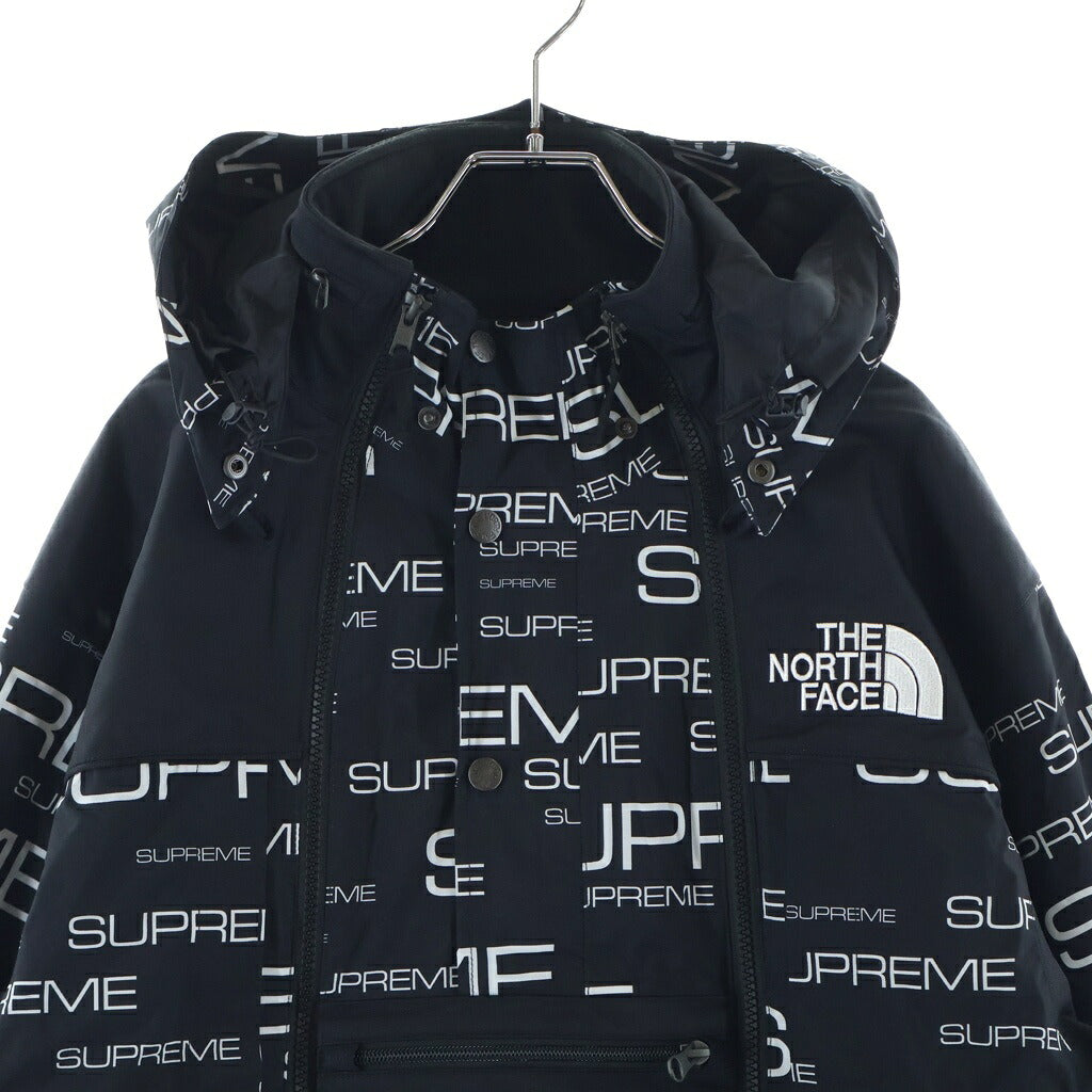 SUPREME(シュプリーム) 21AW Steep Tech Apogee Jacket スティープテック アポジー ロゴ総柄 ジップアップ ジャケット ブラック