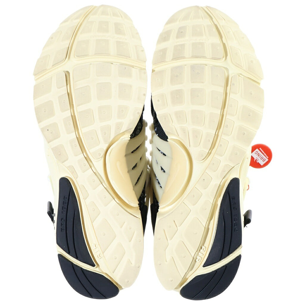 NIKE(ナイキ) ×Off-White THE TEN AIR PRESTO AA3830-001 オフホワイト ザ テン エアプレスト ローカットスニーカー ブラック/ベージュ US8/26cm