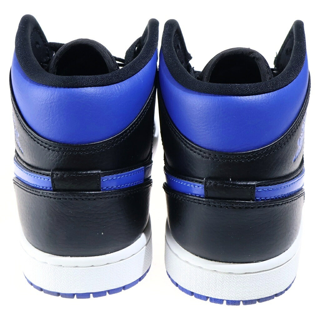 NIKE(ナイキ) AIR JORDAN 1 MID エアジョーダン1 ミッド ハイカットスニーカー ブルー/ブラック US8/26cm 554724-068