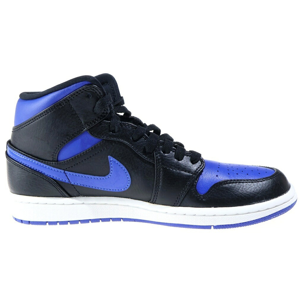 NIKE(ナイキ) AIR JORDAN 1 MID エアジョーダン1 ミッド ハイカットスニーカー ブルー/ブラック US8/26cm 554724-068