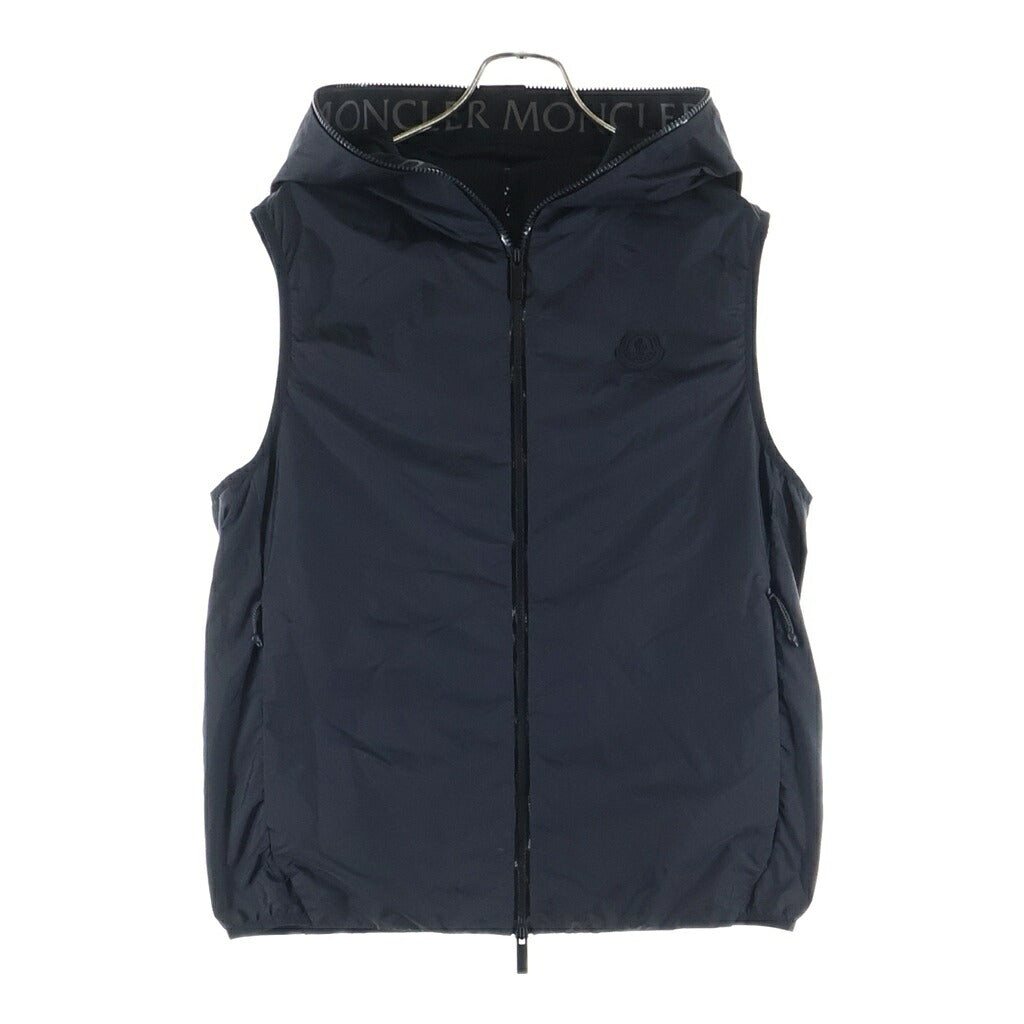 MONCLER(モンクレール) 23SS PAKITO パキト フーデッド ジップアップ ナイロン ベスト ブラック I10911A00107 68352