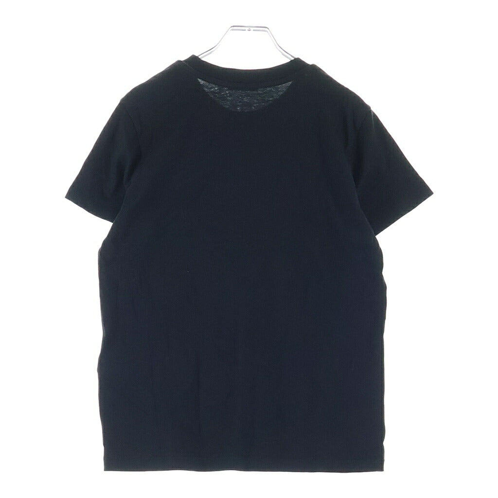 MONCLER(モンクレール) 22SS フロントプリント クルーネック 半袖カットソー Tシャツ ブラック H10938C00014 829HP