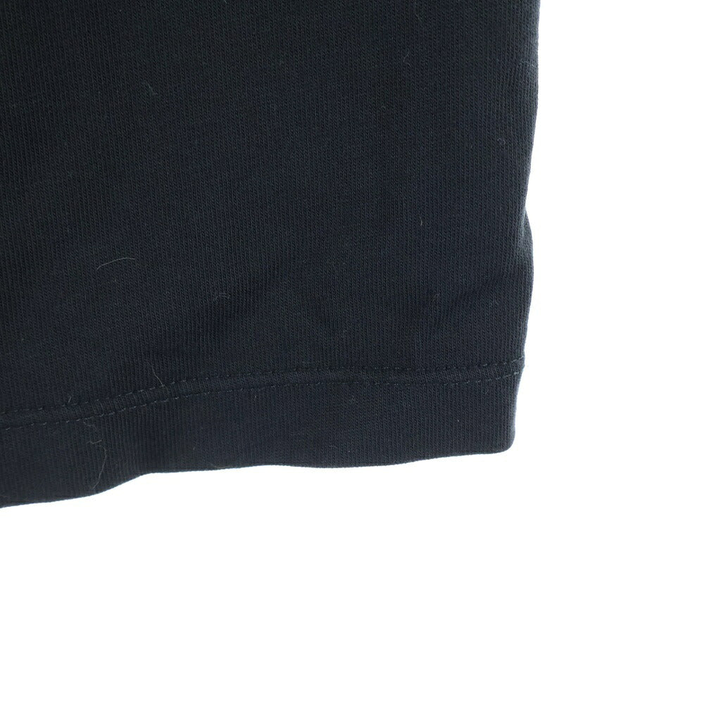 MONCLER(モンクレール) 22SS フロントプリント クルーネック 半袖カットソー Tシャツ ブラック H10938C00014 829HP