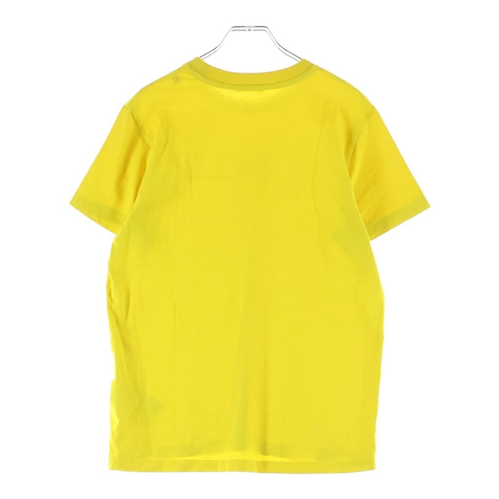 MONCLER(モンクレール) 23SS フロントロゴ クルーネック 半袖カットソー Tシャツ イエロー I10938C00009 829HP