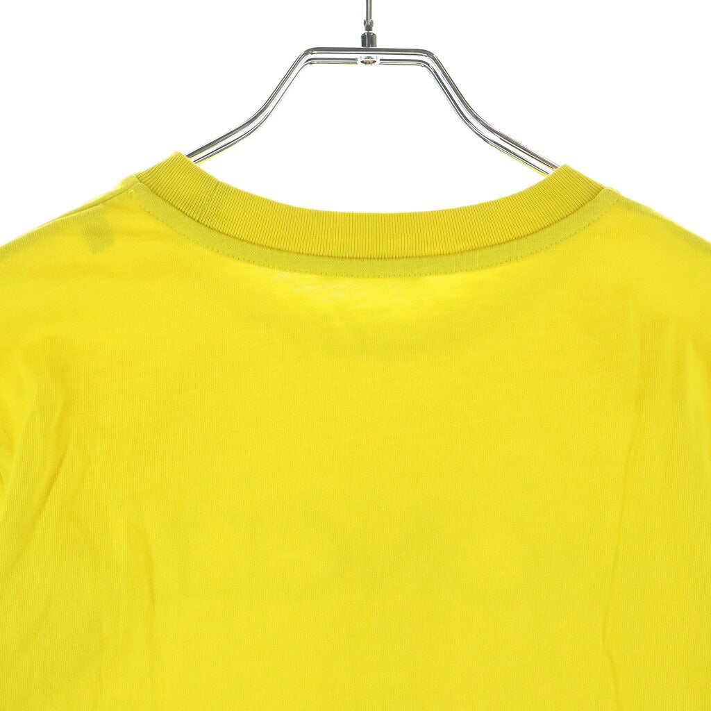 MONCLER(モンクレール) 23SS フロントロゴ クルーネック 半袖カットソー Tシャツ イエロー I10938C00009 829HP
